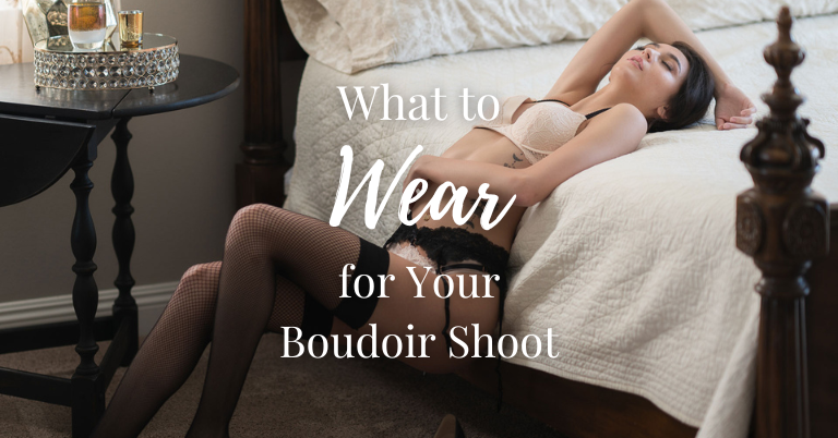 dark haired woman in sexy boudoir pose blog image
