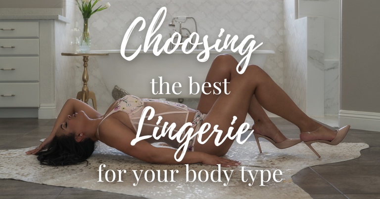 Choosing the Best Lingerie for Your Body type - woman posing in vintage lingerie in an arched back pose